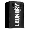 IHOMAGIC Portable Polyester Laundry Bag, Foldable Laundry Hamper with Aluminum