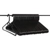 Plastic Hangers HD Heavy Duty, 40 Pcs. Black Color, Made