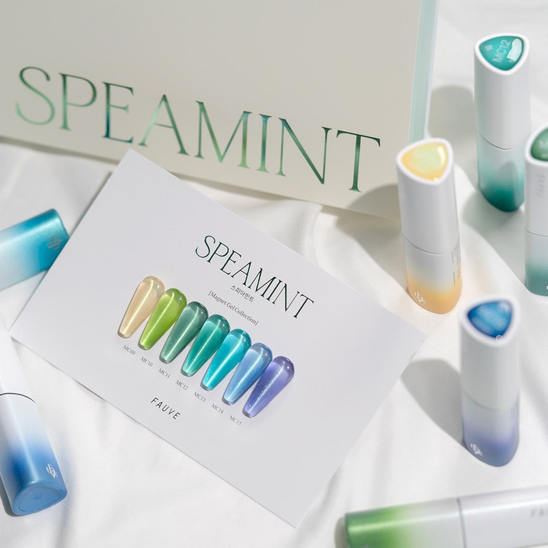pov FOB Spearmint Magnetic Gel 8-piece set / 포브 스피아민트