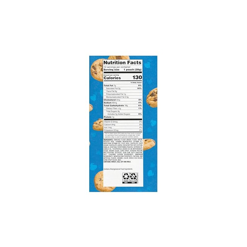 Benton’s Mini Cookie Snack Packs (2 Boxes, Chocolate Chip)