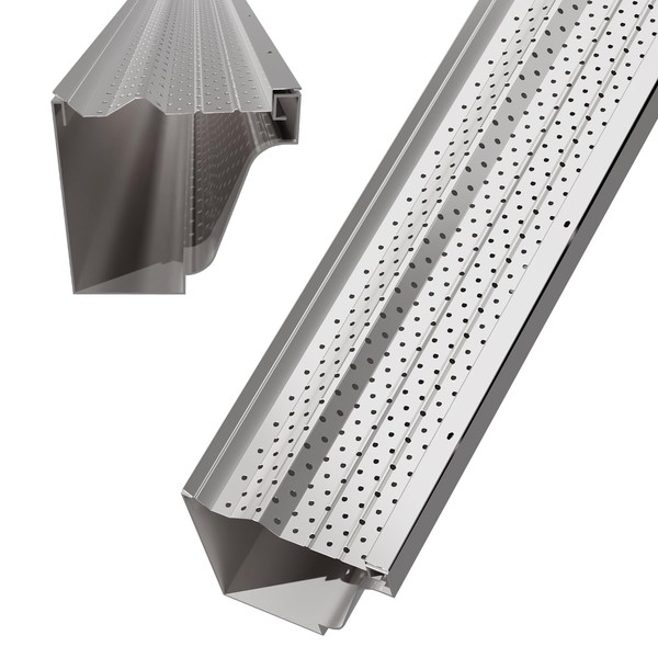 Carlo Schdoo Premium Leaf Guards for Gutters, Heavy Duty Gutter