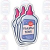 3 Pcs Trauma Bond Sticker, Funny Mental Health Gift for