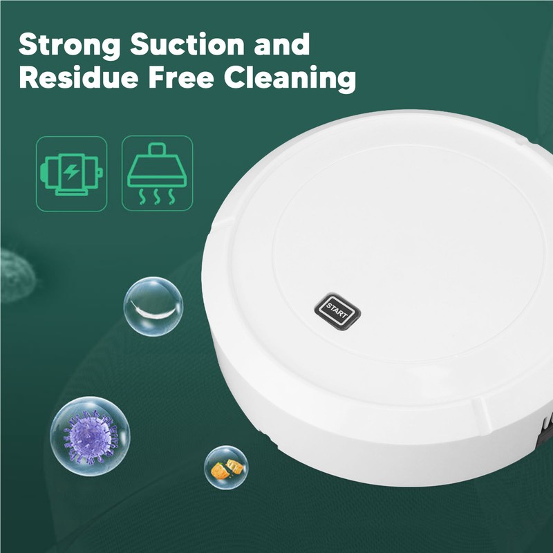 Robotic Vacuum Cleaner Strong Suction Automatic Self Charging Intelligent Sweeping