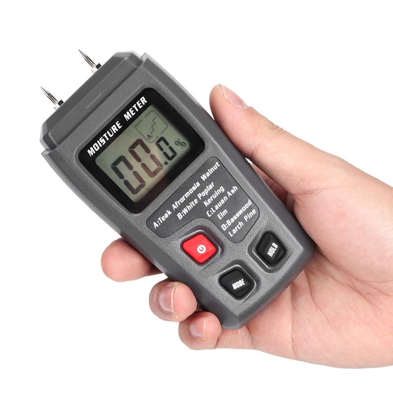 Digital LCD Handhold Wood Moisture Meter Damp Detector Hygrometer Tester