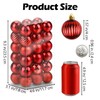 Mulaibdin Pack of 36 Christmas Baubles, Christmas Tree Baubles Plastic,