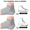 Heightening Wedge Insole Socks Invisible Silicone Height Increase Socks Heel