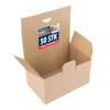 Shipping Box Small Pack of 50 | Parcel with Automatic