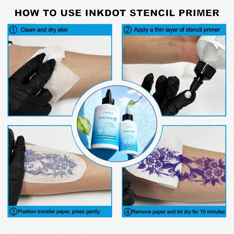 Tattoo Stencil Gel 8.46oz Large Size Professional Transfer Gel for