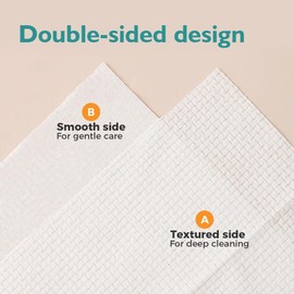 UNIMADE Face Towels, 100 Count Disposable Face Towelette