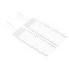 PATIKIL Bookmark Magnifier with Ruler, 2 Pack 3X Magnifying Sheet