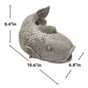 Euiroet Real Fish Sculpture Gutter Downspout Extender,Garden Statues Ornament,Decor Downspout