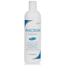 Vanicream Shampoo for Sensitive Skin, Dermatologist Tested, Free of Dyes, Fragrance, Parabens and Formaldehyde Releasers, Sulfate-Free, 12 fl oz (Pack of 3)