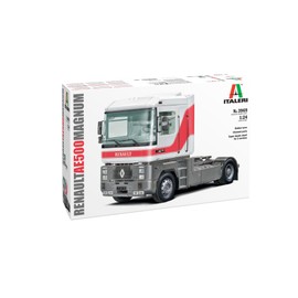 Italeri 3969 1:24 Renault AE500 Magnum Model Building Kit, Stand Model Building, Crafts, Hobby, Gluing, Plastic Kit, Truck Model, Truck Kit, 1:24