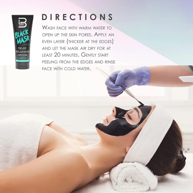 Mascarilla Facial Negra Level Limpieza Poros 250ml