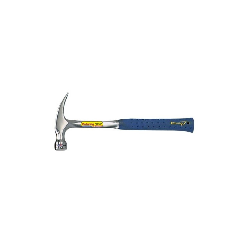 Estwing E3-20SM Milled Face Framing Hammer, 20-Ounce, Vinyl Shock Reduction