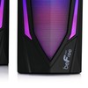 beFree Sound 2.0 Computer Gaming Speakers with LED RGB Lights