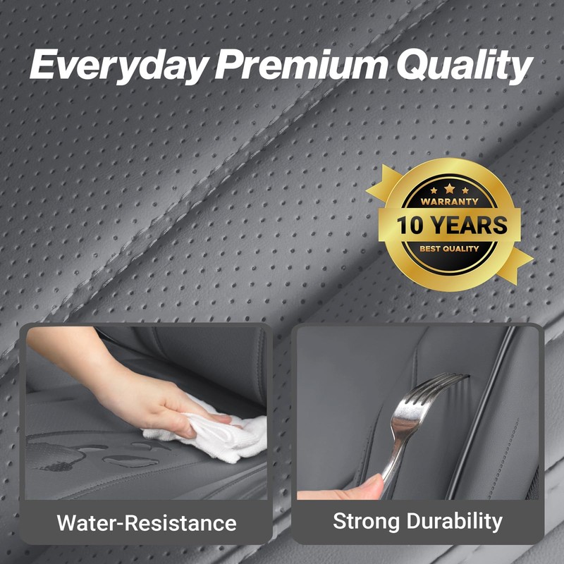 Coverland Custom Car Seat Covers Compatible with 2011-2018 RAM 1500