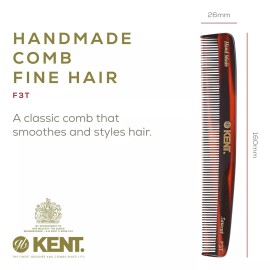 Kent Peine De Dientes Finos Para El Cuidado Del Cabello -...