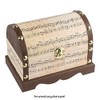 Ideen mit Herz Wooden Treasure Chests with Metal Clasp, Various