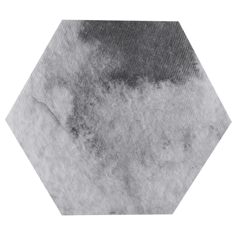 10Pcs Simulation Hexagonal Unique Pattern Waterproof Non-Slip Self Adhesive Tile
