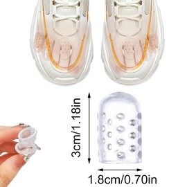 Pack of 20 Breathable Big Toe Wraps Gel Toe Protectors, Toe Protectors for Big Toe, Toe Wraps for Corns, Blisters, Blisters and Hammer Toes, Toe Protectors to Relieve Friction Pain