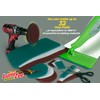 Green Scrubbing Pad Roll 19ft Economy Size Medium Duty Abrasive
