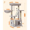 Taoqimiao Cat Tree,38.2-Inch Cat Tower for Indoor Cats,Suitable for Kittens