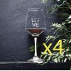 Unmarked Love Medical Wine Glasses x4 Premium 12 Oz Personalize