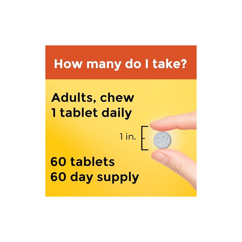 Nature Made Chewable Vitamin C 500 mg, Dietary Vitamin C