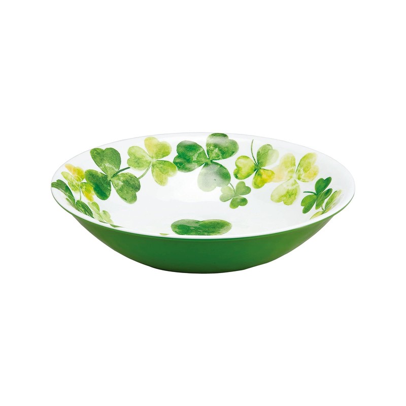UPware 16-Piece Melamine Dinnerware Set, Includes Dinner Plates, Salad Plates,