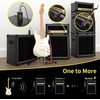 UHF Wireless Guitar System with Antenna,260FT Range,32 Channels,Dual Volume Control,Rechargeable