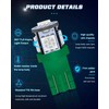 Alopee 30 Pack 194 LED Bulb Green DC 12V T10