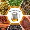 RIKONDA Universal Tea Infuser with Lid - Stainless Steel Loose