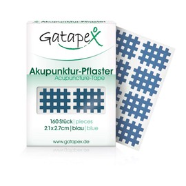 Gatapex Akupunktur-Pflaster Größe S 2,1 x 2,7cm blau 160 Stück