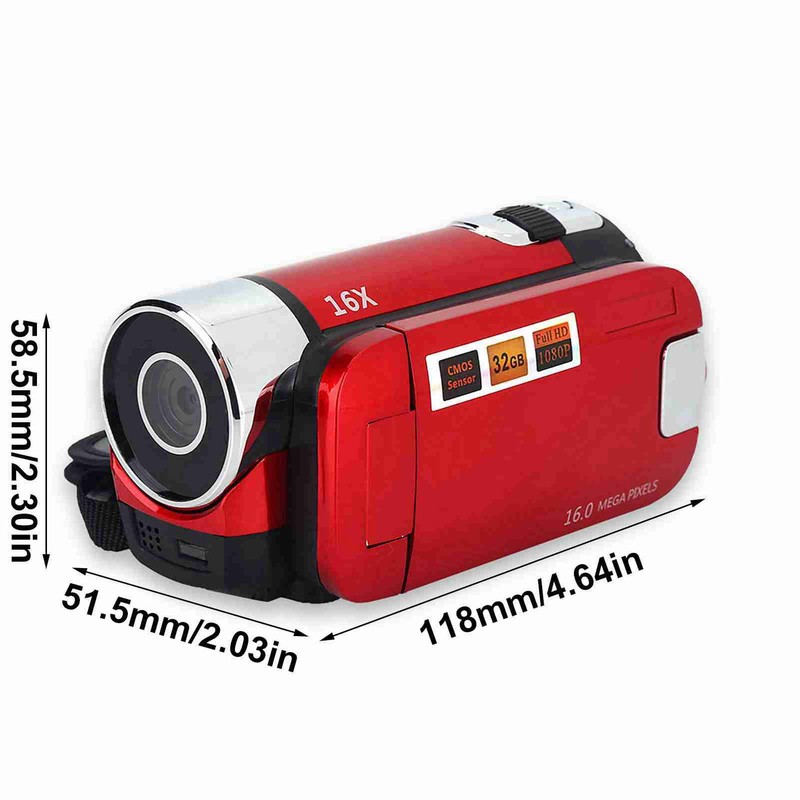Full HD Rotation 16X High Definition Digital Camcorder Video DV