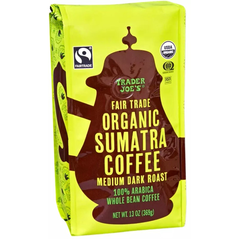 Trader Joe's 2 X Trader Joe's Fair Trade Organic Sumatra