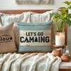 ULOVE LOVE YOURSELF Camping Throw Pillow Covers 4Pack Adventure Awaits