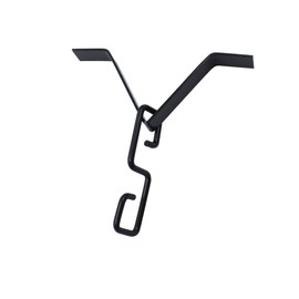 TOKDOOT Rain Chain Gutters Adapter Clip for Garden V Style Copper Hook Hanger Gutter Clip for Rain Chain Installation kit Iron Connector for Rain Chimes Downspout Outside Hardware