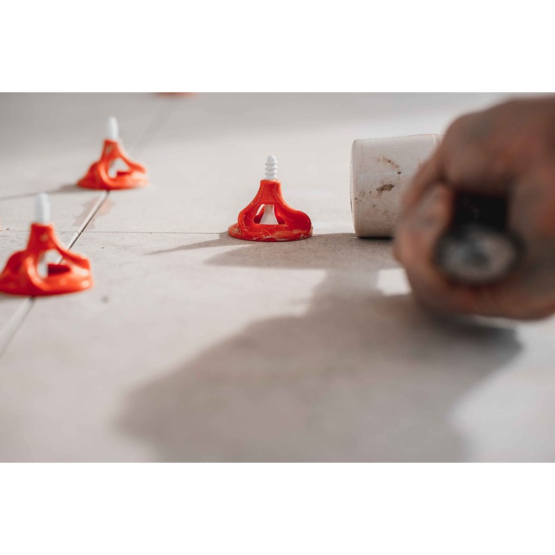 Flat-Pro® Twist-it – 100 Reusable Twister caps - Tile Leveling