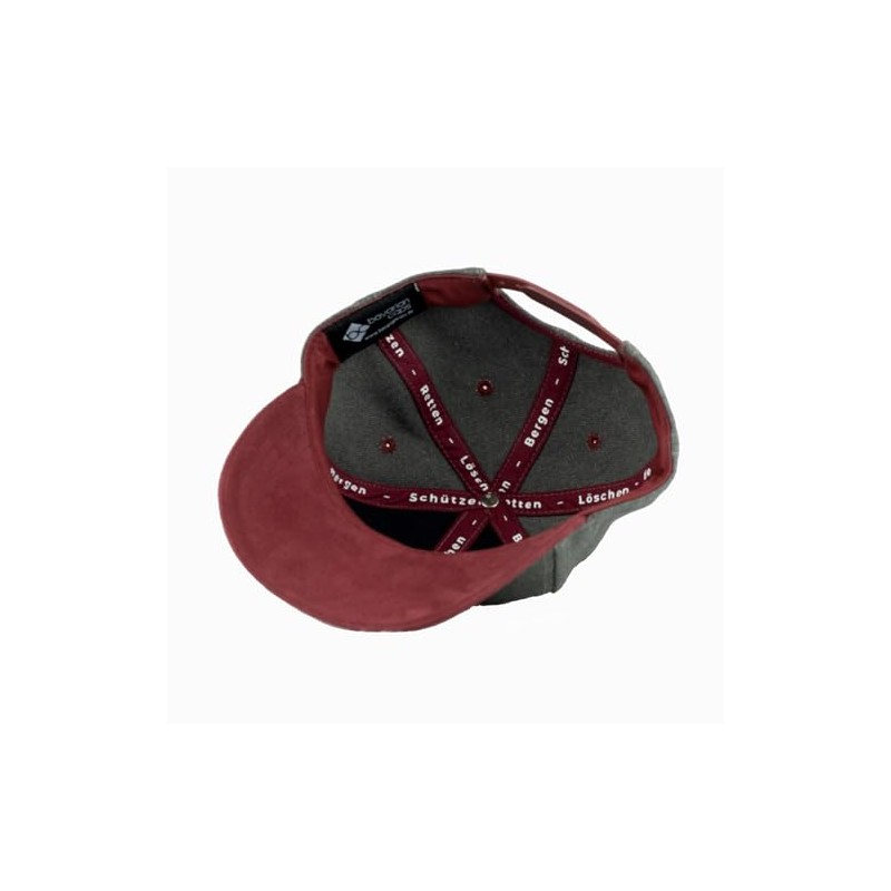 Bavarian Caps Ki-Cap Fire Brigade Dark Grey, darkgray, Unit size