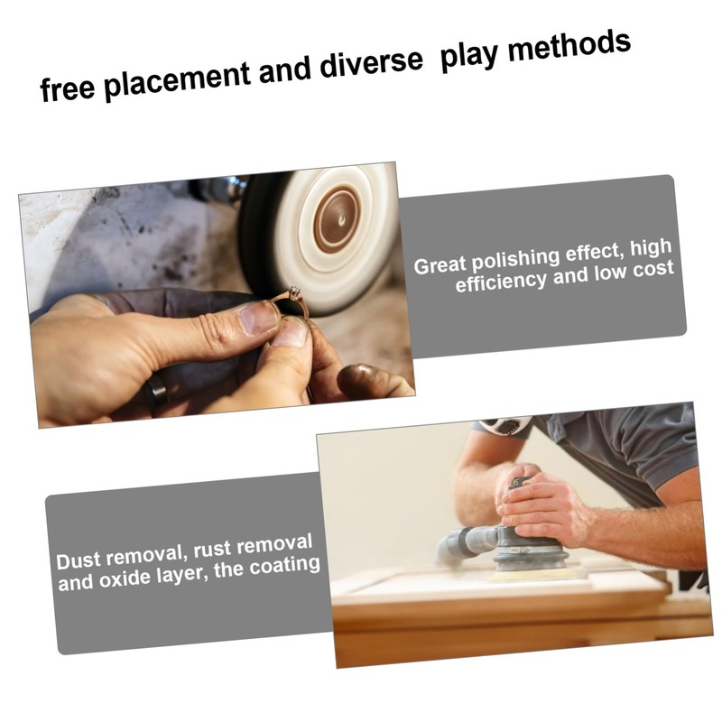 CIYODO 3pcs Polishing Wheel Brush for Furniture Grinding Removal and