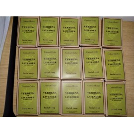 Crabtree & Evelyn Lot of 30 Crabtree & Evelyn VERBENA & LAVENDER Facial Soap Bars 0.8oz 30 PACK