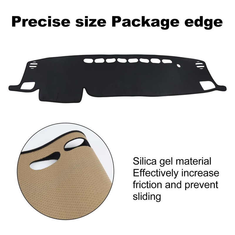 BILOPER Dashboard Cover Mat for Toyota Highlander 2020-2025 2026 (L/LE/XLE/XSE/Limited/Platinum)(NOT