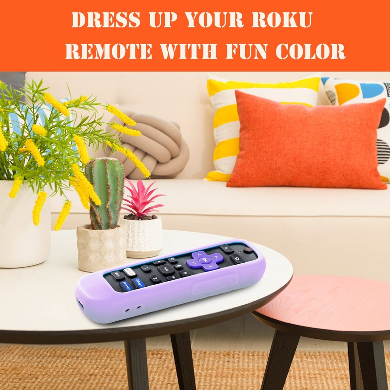 2 Pack Case for Roku Voice Remote Pro, Cover for