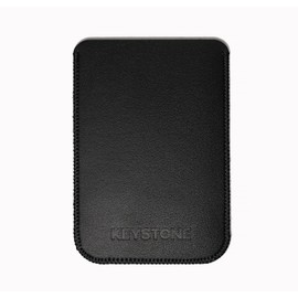 Keystone Crypto Hardware Wallet Pouch, Black PU Leather Case, Premium Protective Case, Suitable for Keystone Pro and Keystone Essential