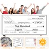 Large Check 30" x 16" - Reusable Big Blank Checks