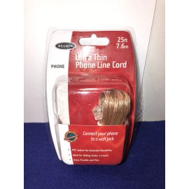 Belkin Ultra Thin Phone Line Cord 25ft