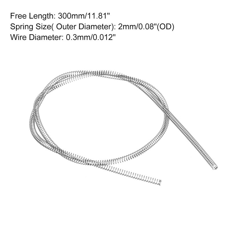 uxcell Wire Diameter 0.012" , OD 0.08" , Free Length