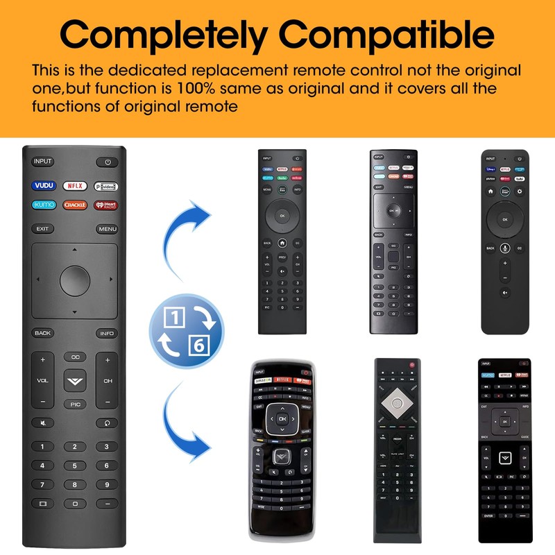 3 Pack Remote Replacement for All VIZIO Smart TV Remote,