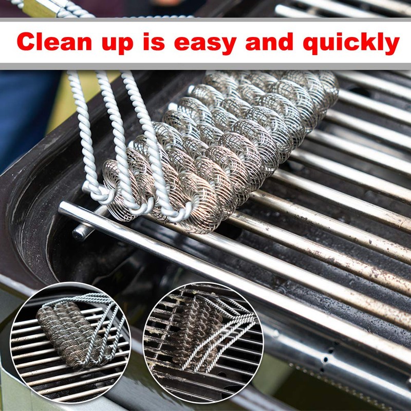 Htanch SF0273(3-Pack) 17 3/4" Stainless Steel Cooking Grid Grates Replacement